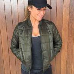 lululemon athletica Olive Bomber Jacket